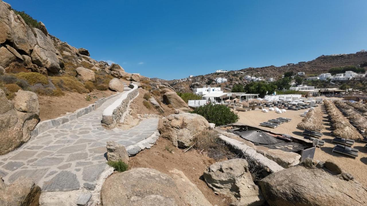 1Path Thea Mykonos Super Paradise Beach House Mykonos Town Eksteriør bilde