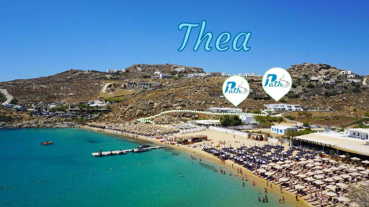 1Path Thea Mykonos Super Paradise Beach House Mykonos Town Eksteriør bilde